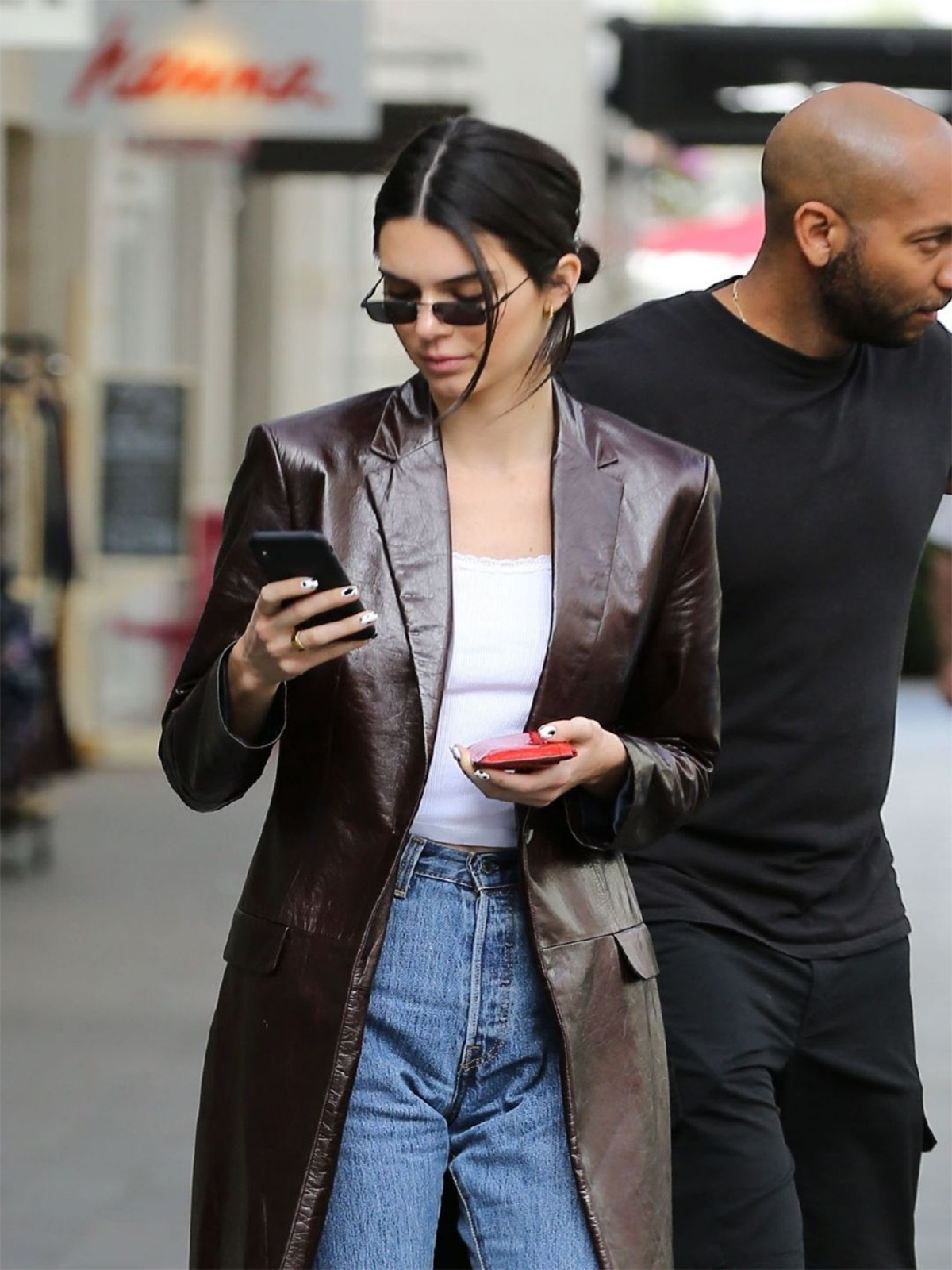 kendall jenner brown jacket